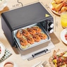 Elite Gourmet 4-Slice Countertop Toaster Oven with Crumb Tray, Black, large