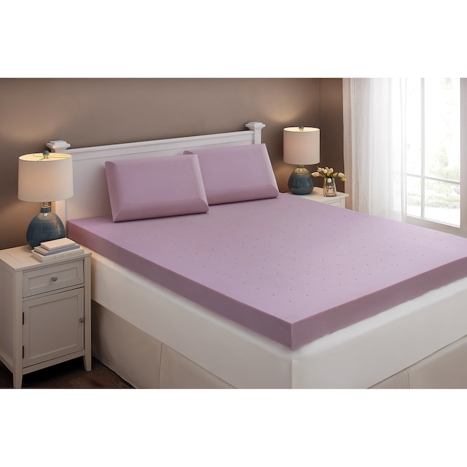 3.5" Memory Foam Lavender-Infused Topper, , large