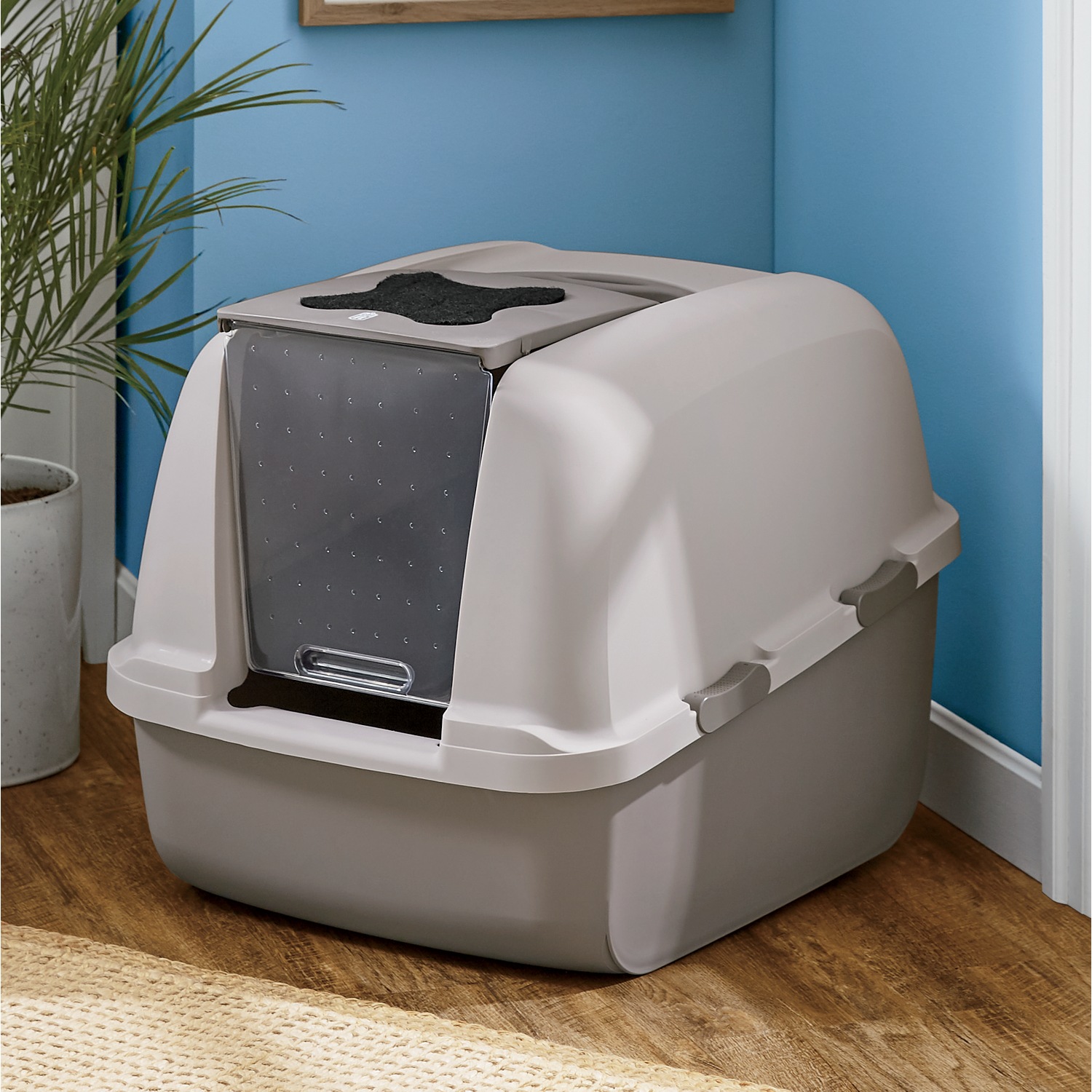 Catit Jumbo Hooded Litter Box Country Door