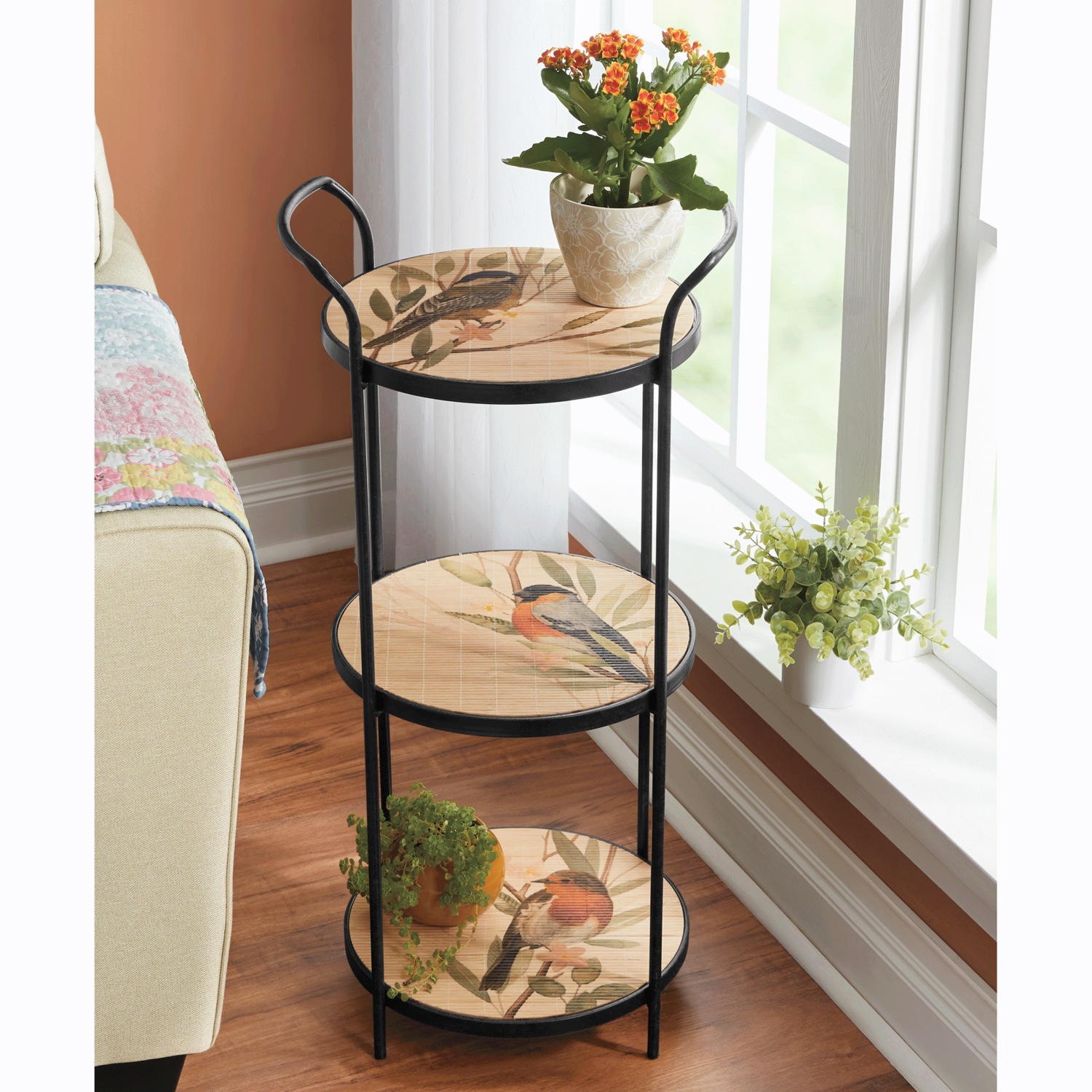 3Tier Bird Plant Stand Country Door