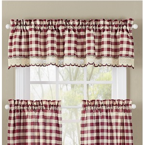 Buffalo Check Valance, , large