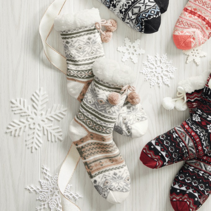 MUK LUKS Cozy Cabin Socks, , large