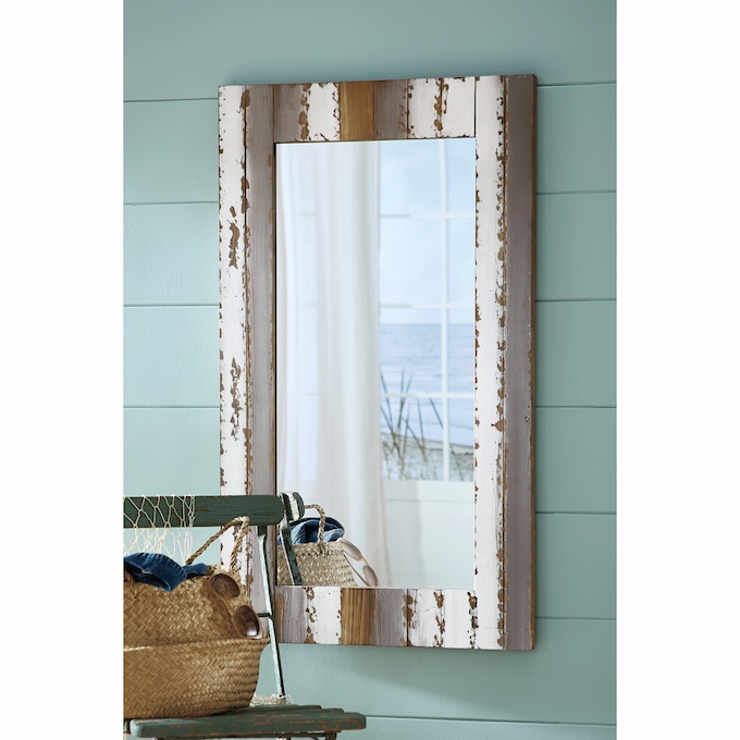Statement Barnwood Mirror, Multi, large
