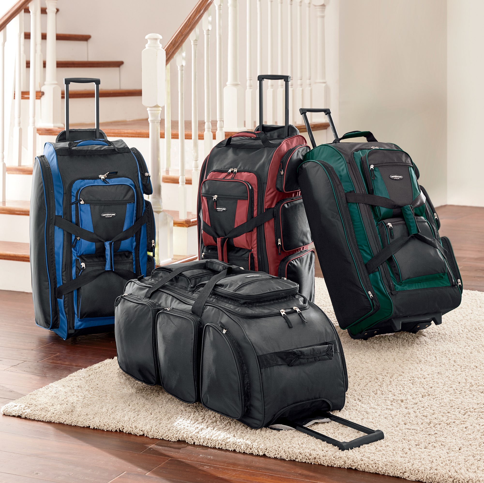 travelers club rolling duffel