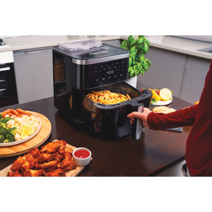 Guy Fieri Flavortown 6.5-Quart Steam Air Fryer, Black, large