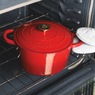 Crock Pot Artisan 6-qt. Enameled Cast Iron Dutch Oven with Lid, Gradient Red, large
