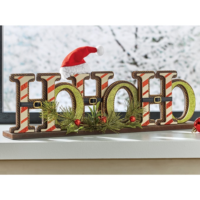 Ho Ho Ho Tabletop Decor Country Door