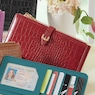 Women's Faux-Croco Wallet, , large