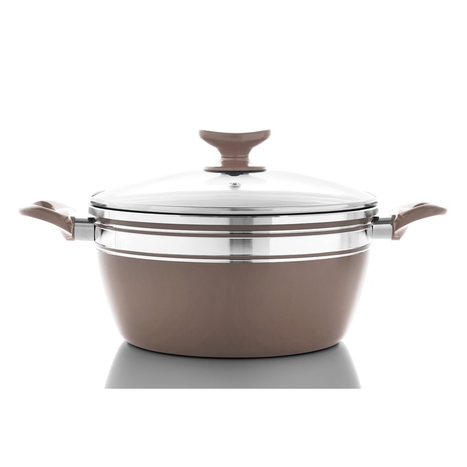 Chef Tested 8-Piece Ceramic Banded Cookware Set by Wards, , large