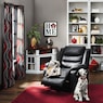 Side-Display Corner Fireplace with Remote, , large
