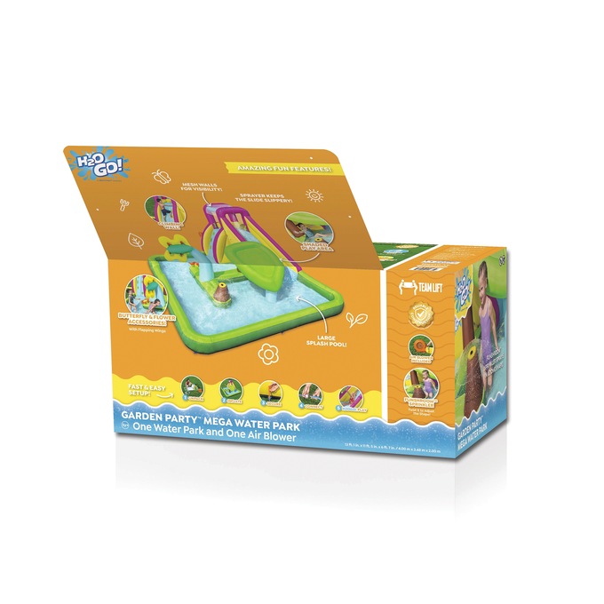 Garden Party Inflatable Mega Water Park, , large