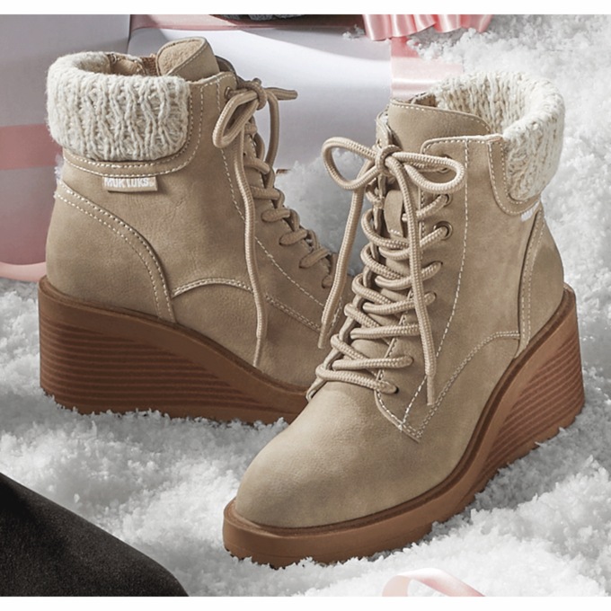 MUK LUKS Sky Solange Lace-Up Boot, , large