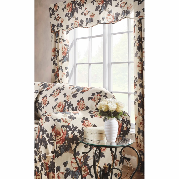 Fall Floral Window Treatments, , large