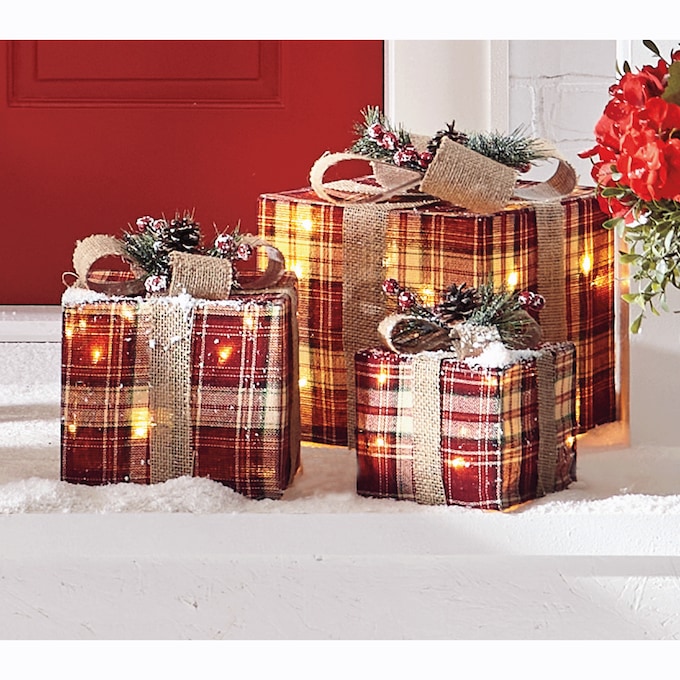 Holiday Gift Box Set - 3 Gold Tins