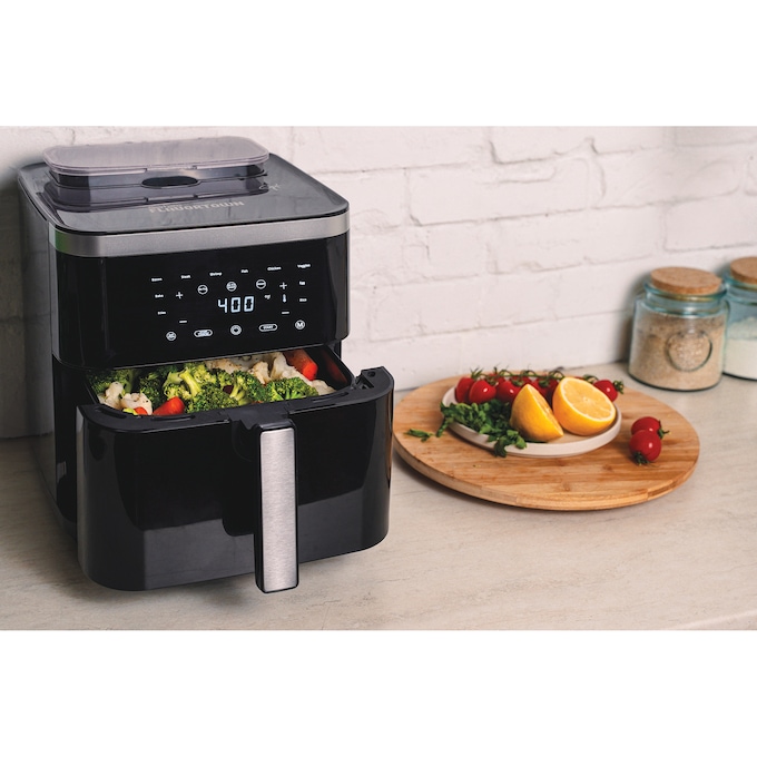 Guy Fieri Flavortown 6.5-Quart Steam Air Fryer, Black, large