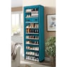 10-Layer Shoe Rack, Teal, large