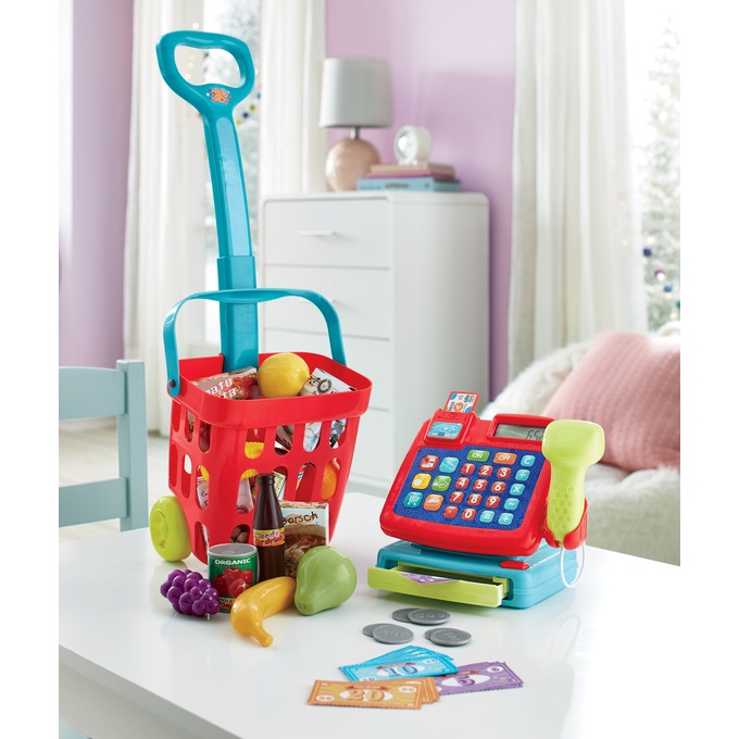 Playgo Smart Cash Register with Shopping Basket, , large