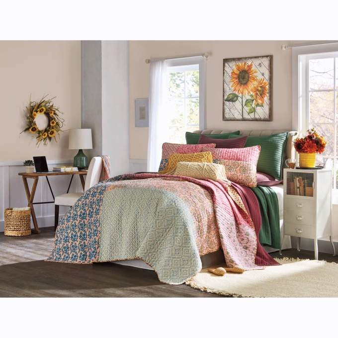 Kantha Oversized Quilt, , large