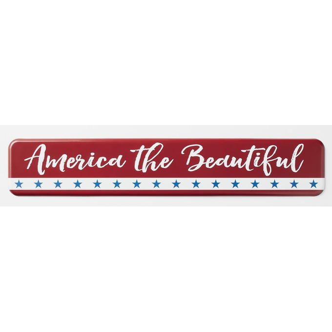 America The Beautiful Sign, , large