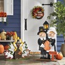 Chunky Wood Lit Thanksgiving Turkey, , large