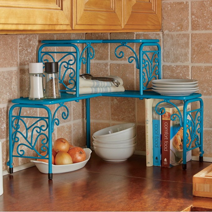 2-Tier Scroll Sink Shelf