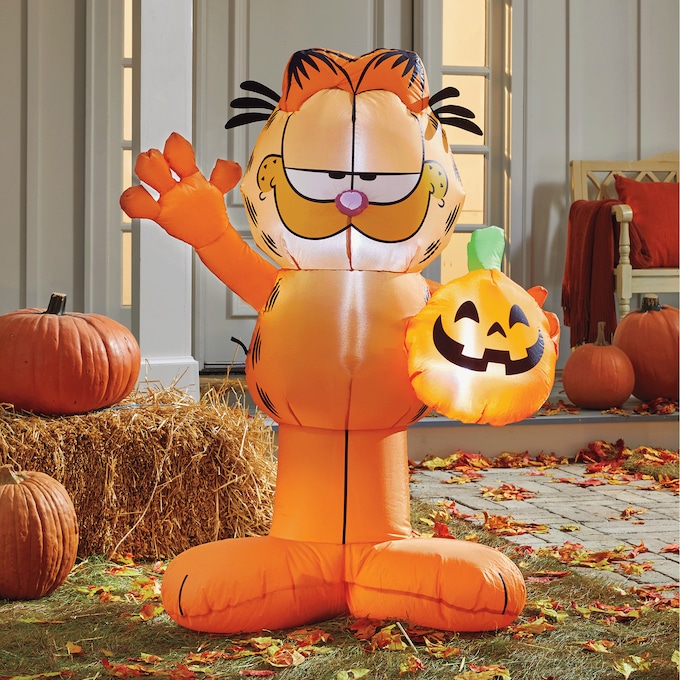 Garfield&rsquo;s Jack-o-Lantern Inflatable, , large