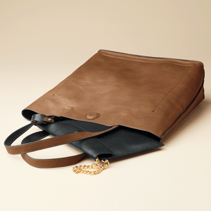 Personalized 2-Piece Reversible Tote Set, , large