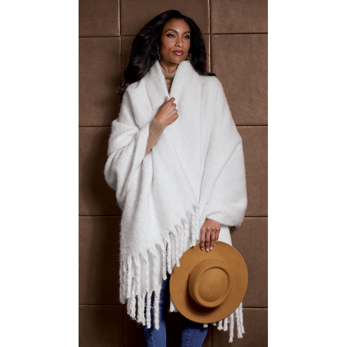 Personalized Solid Oversized Scarf, , large