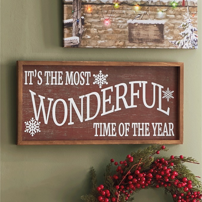 Most Wonderful Time of the Year Sign, , large