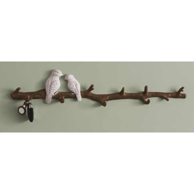 Birds on Branch Wall Hooks, , large