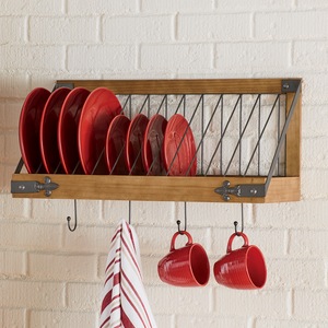 Country Plate Rack, , large