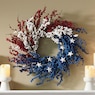 Americana Berry Wreath with Stars, , large