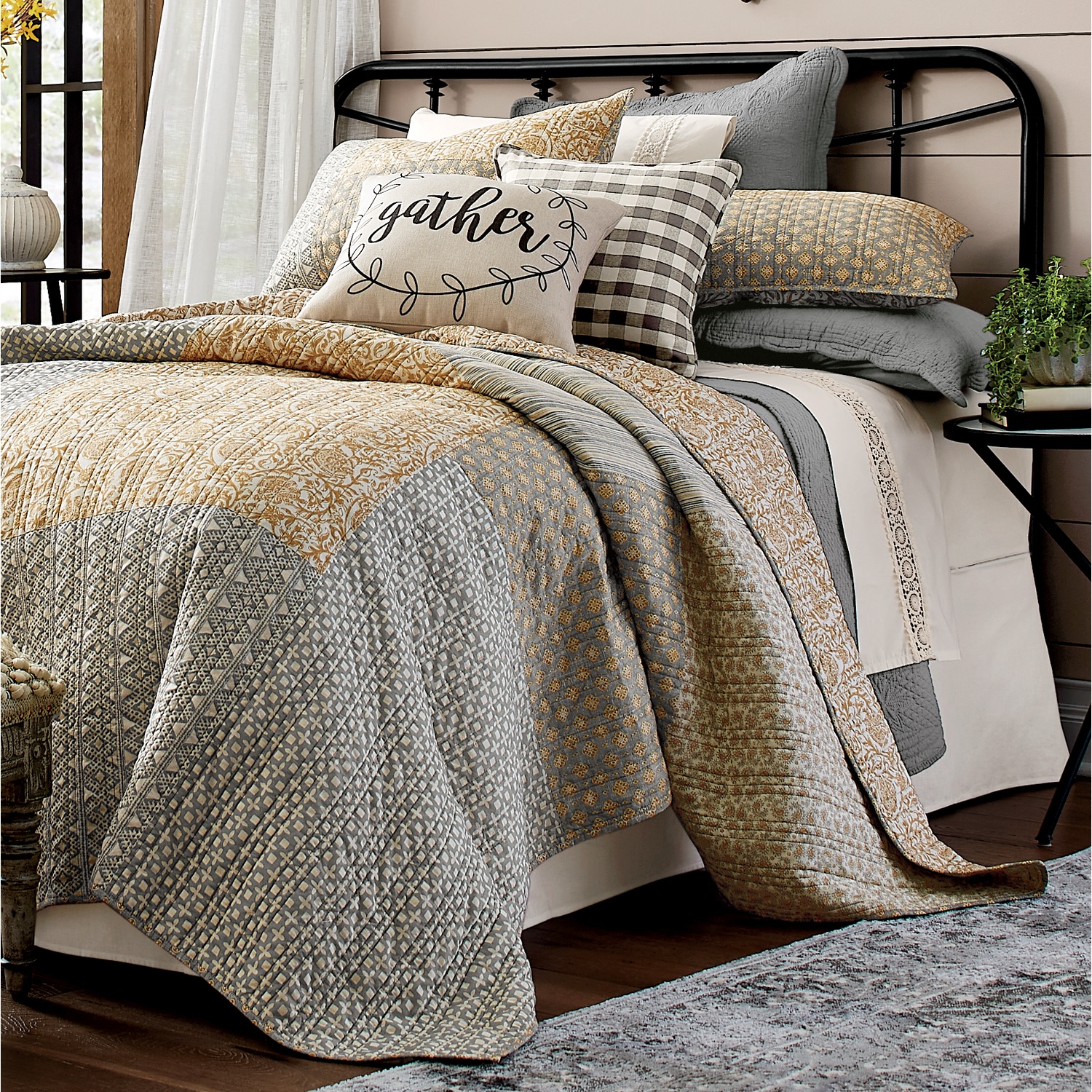 Saffron Oversized Quilt Country Door