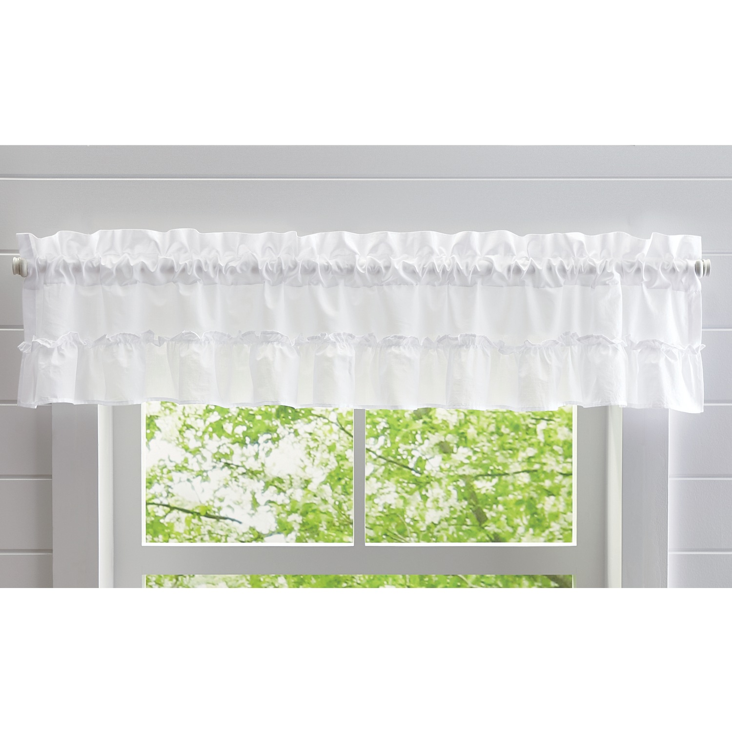 Alluring voile valance Cottage Voile Valance Country Door