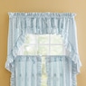 Mayfair Romantic Priscilla Ruffled Semi-Sheer Insert Valance, , large