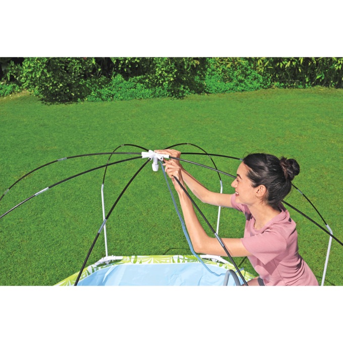 Bestway Splash in The Shade Play Pool, Green Palms, large