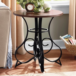 Vivienne Scroll End Table, , large