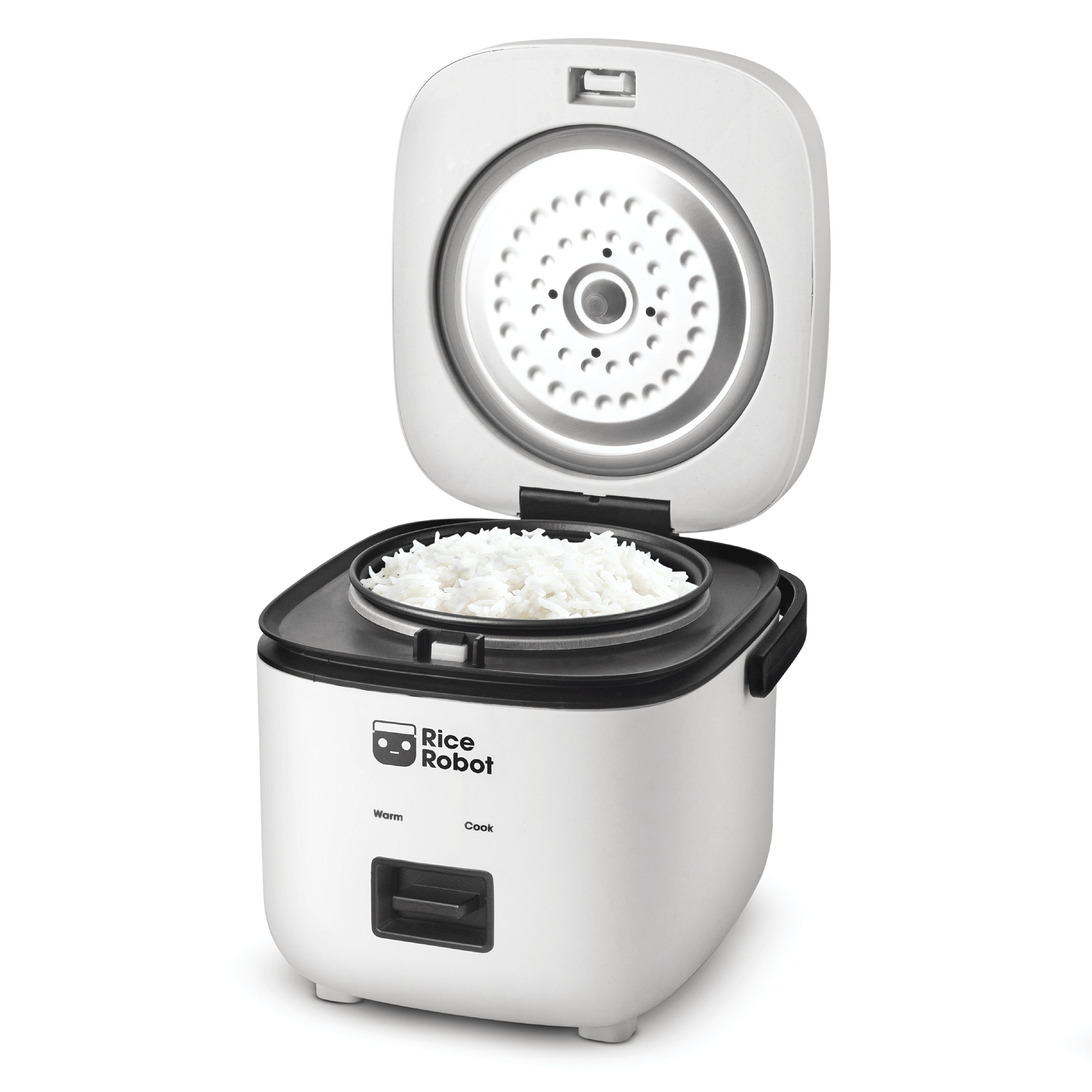 Rice Robot Compact Rice Cooker with Color Coded System, White, large