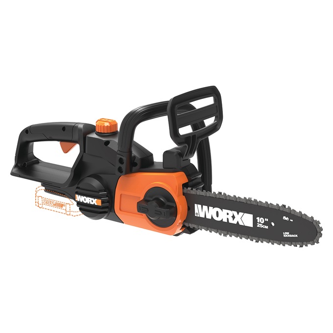 Worx 20V Power Share 10-Inch Cordless Chainsaw With Auto-Tension (Tool Only), , large