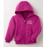 Sherpa-Lined Zip Hoodie, Mulberry Pink, large