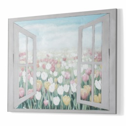 Spring Tulips Window Wall Art, , large