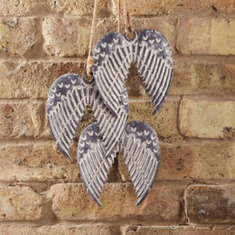 Hanging Angel Wings D&eacute;cor, , large