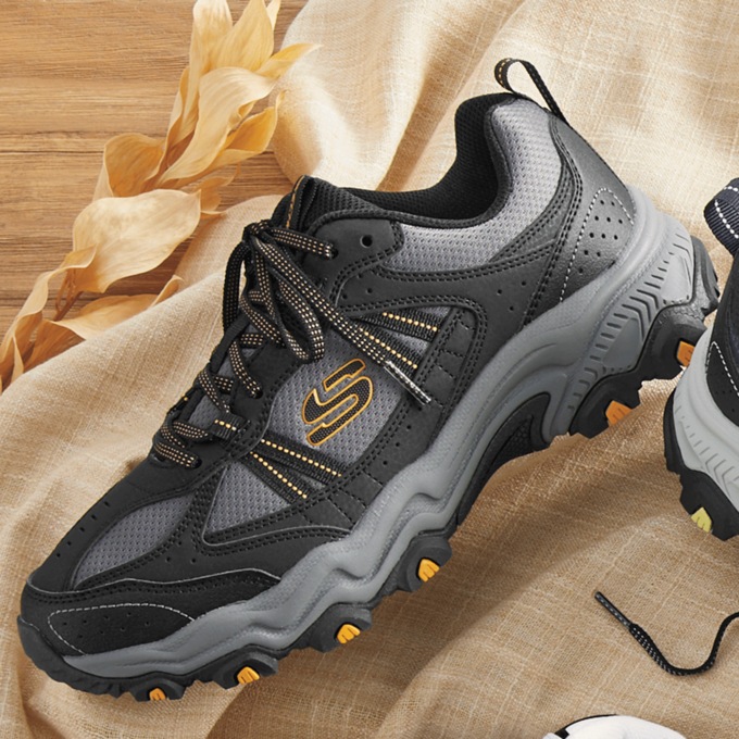 Skechers Men s Stamina at Upper Stitch Lace Up Country Door