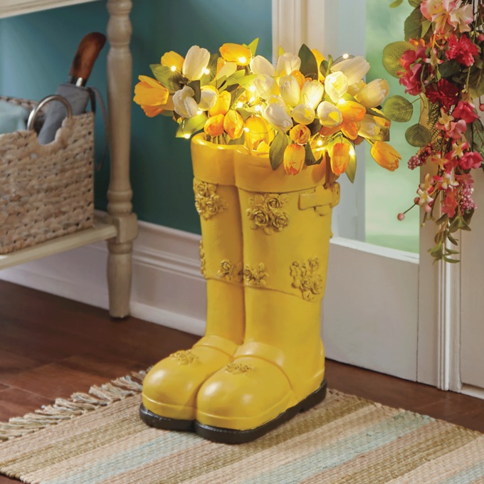 Lit Tulips Rainboots
