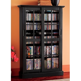 Merrick Sliding-Door Media Cabinet, , large