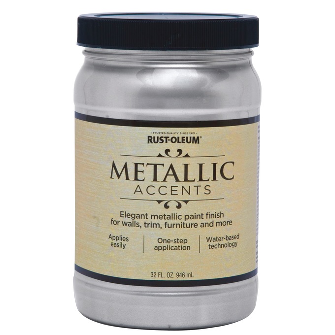 Rust-Oleum Metallic Accent Paint, Sterling Silver, large