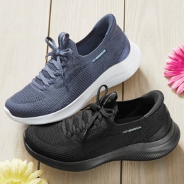 Skechers Slip-Ins Ultra Flex 4.0 Shoe with Air-Cooled Memory Foam and No-Tie Fit, , large