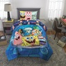 Spongebob Comforter Set - Twin/Full, Blue, large