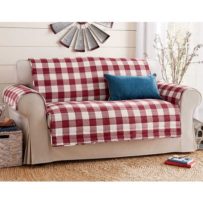 Buffalo check couch store cover