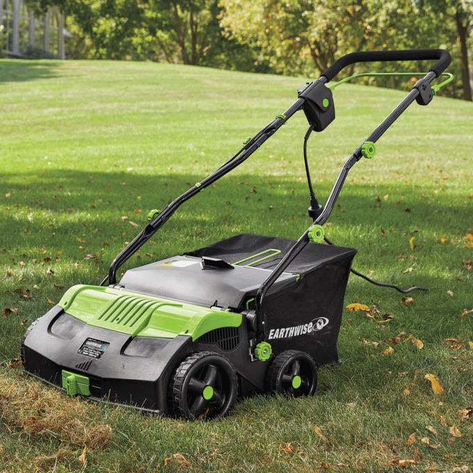 Earthwise 16" Corded Electric Dethatcher, , large